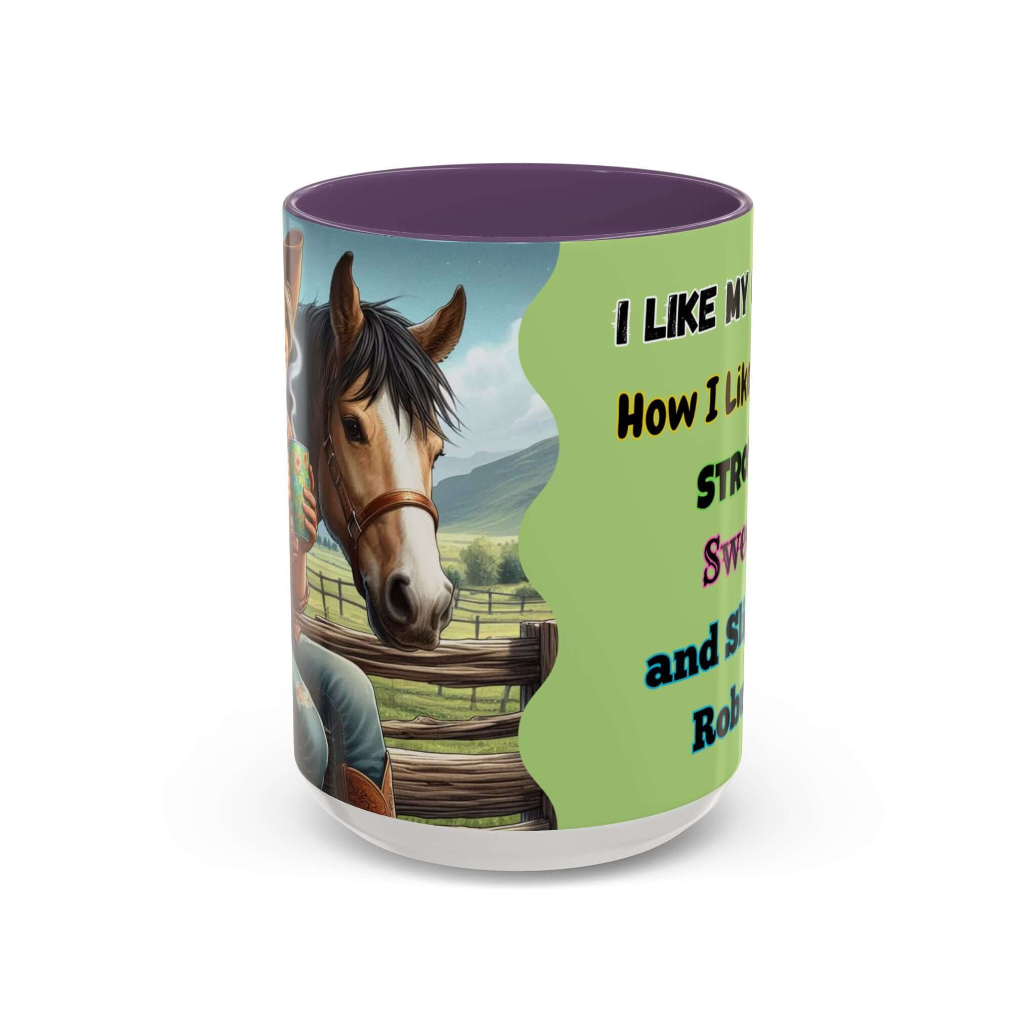 Horse Lover Coffee Mug, Coffee Lover Cup, Cowgirl Gifts