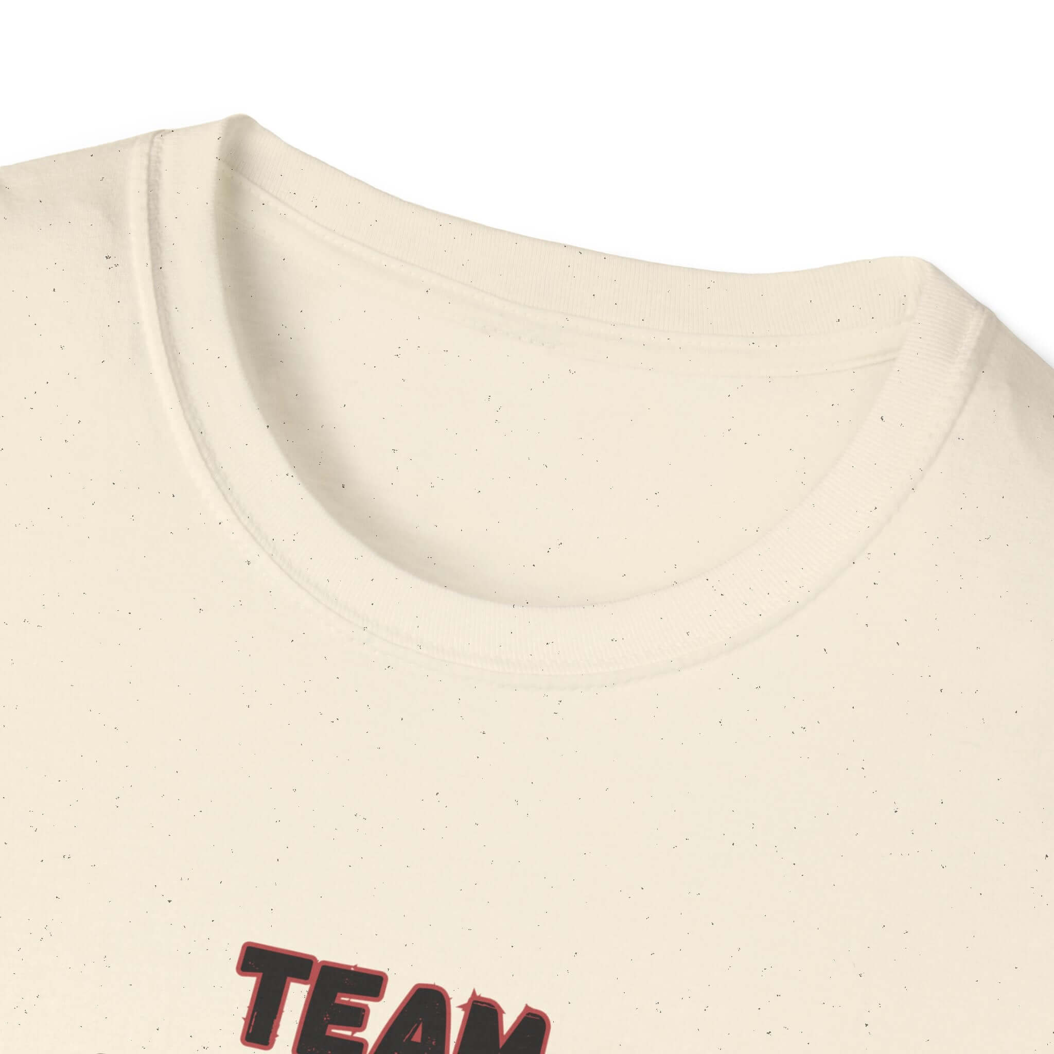 Red Angus T-Shirt featuring crew neck and 'TEAM RED ANGUS' text for cattle ranching enthusiasts.