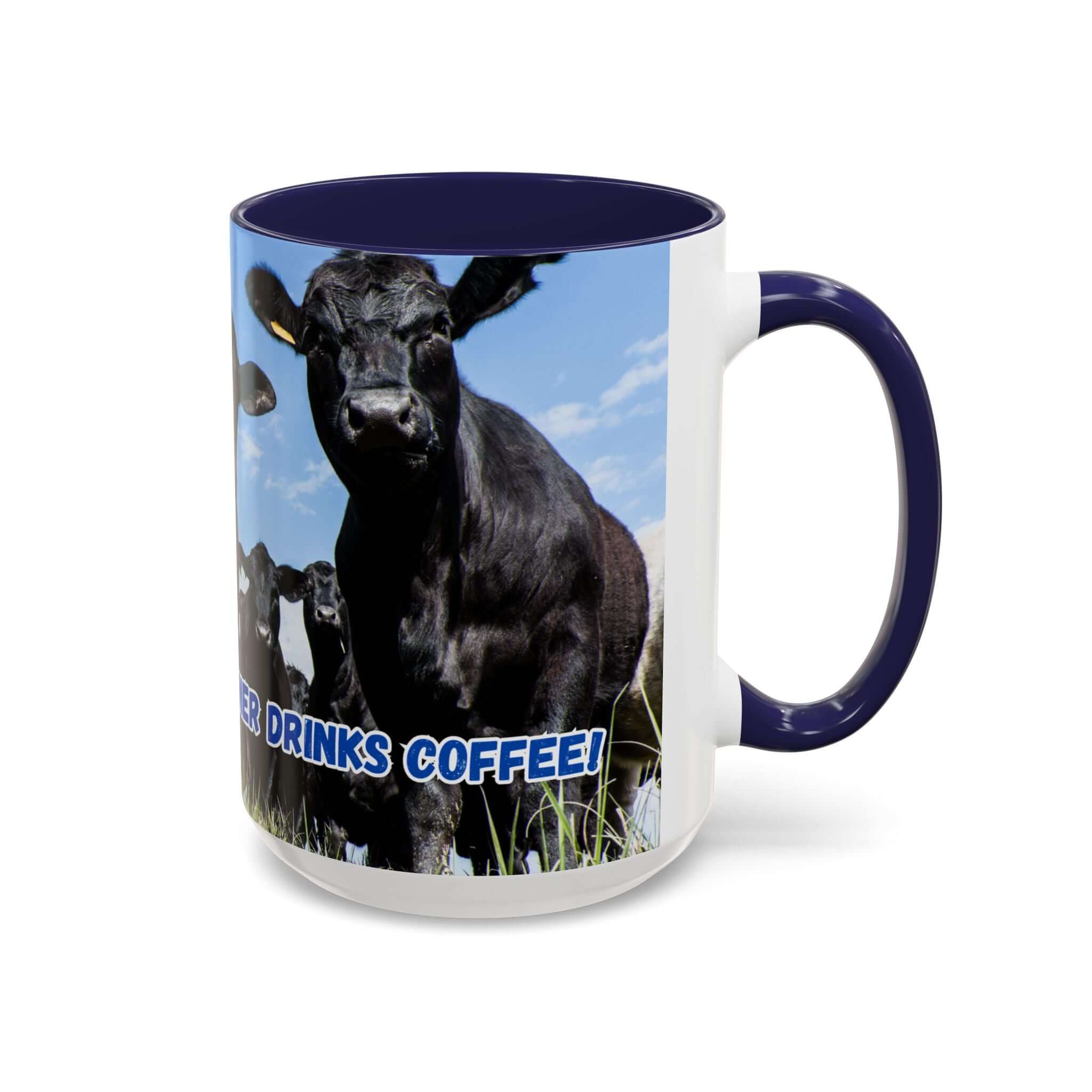 Black Angus Coffee Mug, Rancher Mug, Gifts for Dad