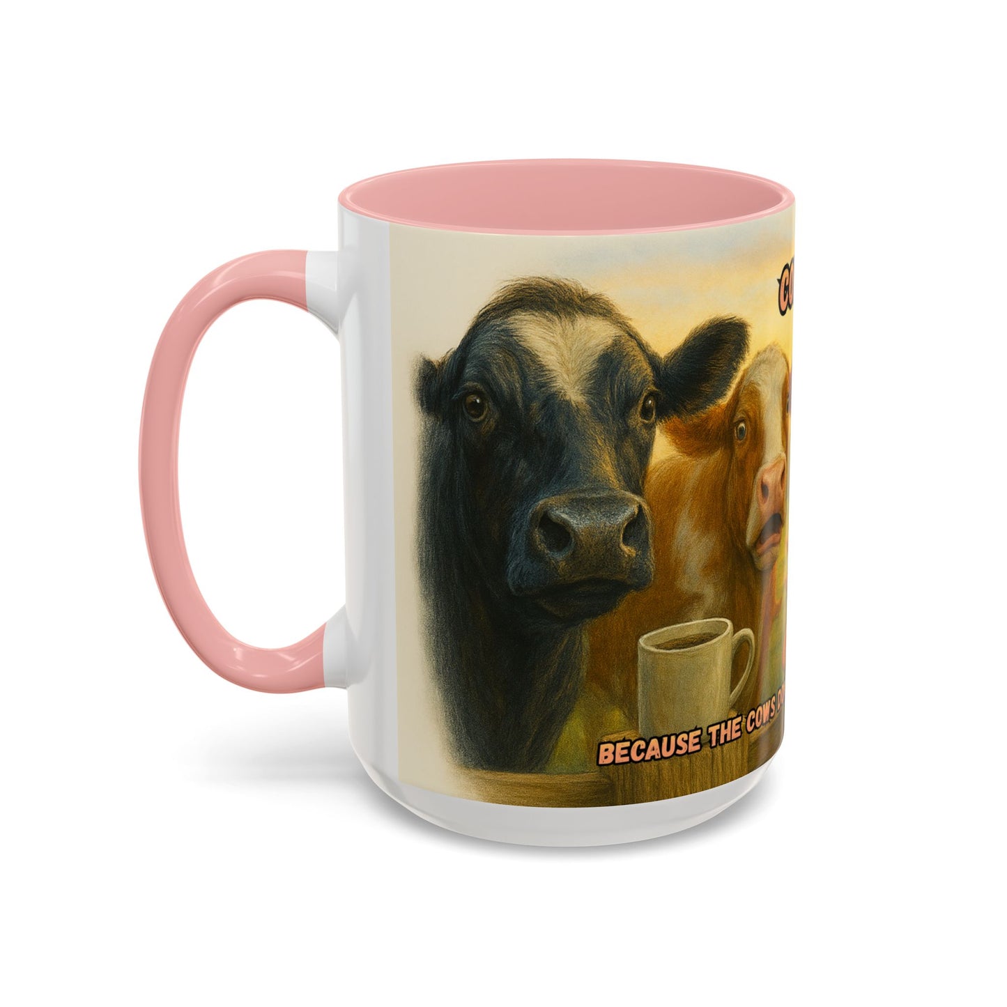 Cow Farm Mug featuring cows and humorous text for cow lovers and ranching gift ideas.