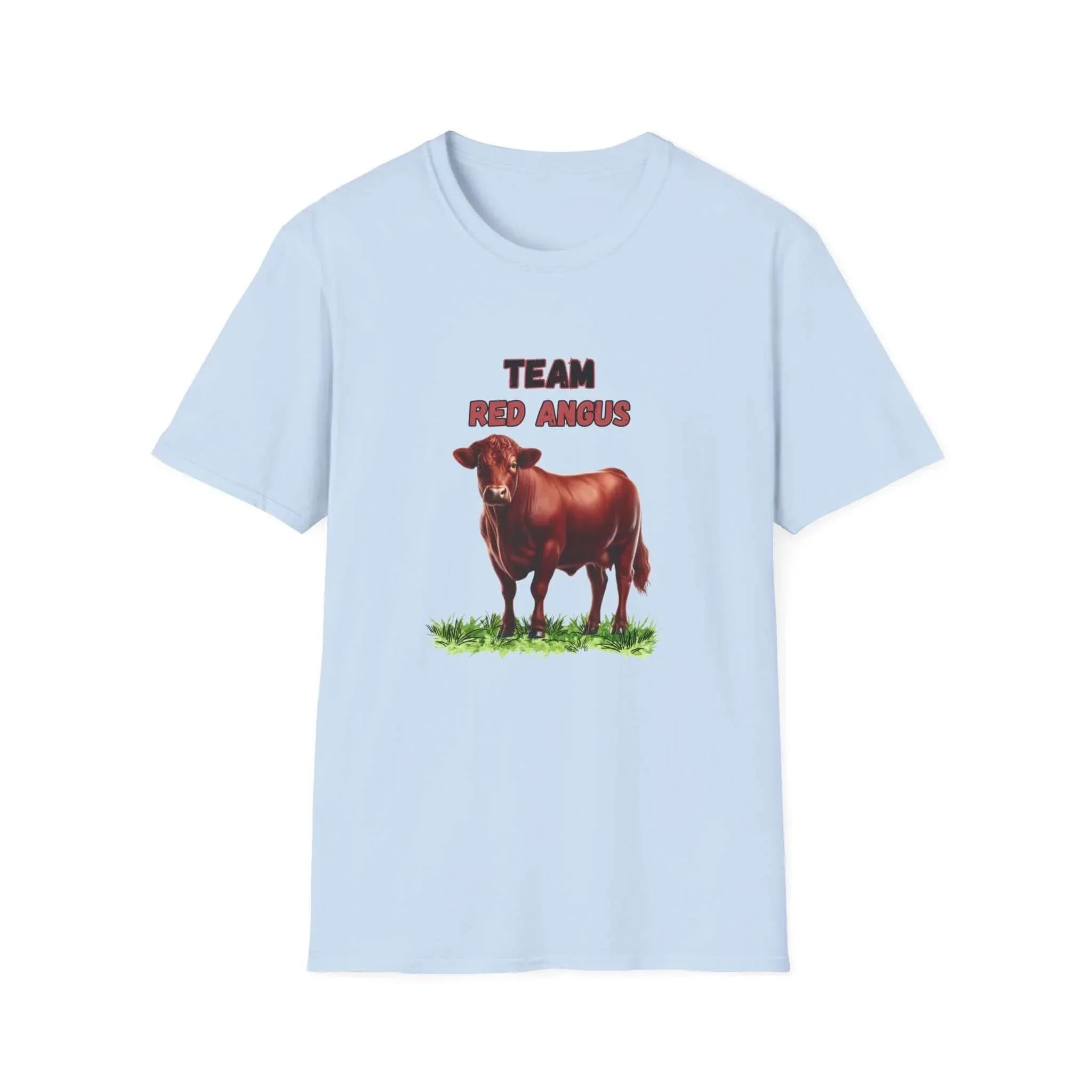 Red Angus T-Shirt, Cattle Ranching Tee, Rancher Apparel - The Best New Thing