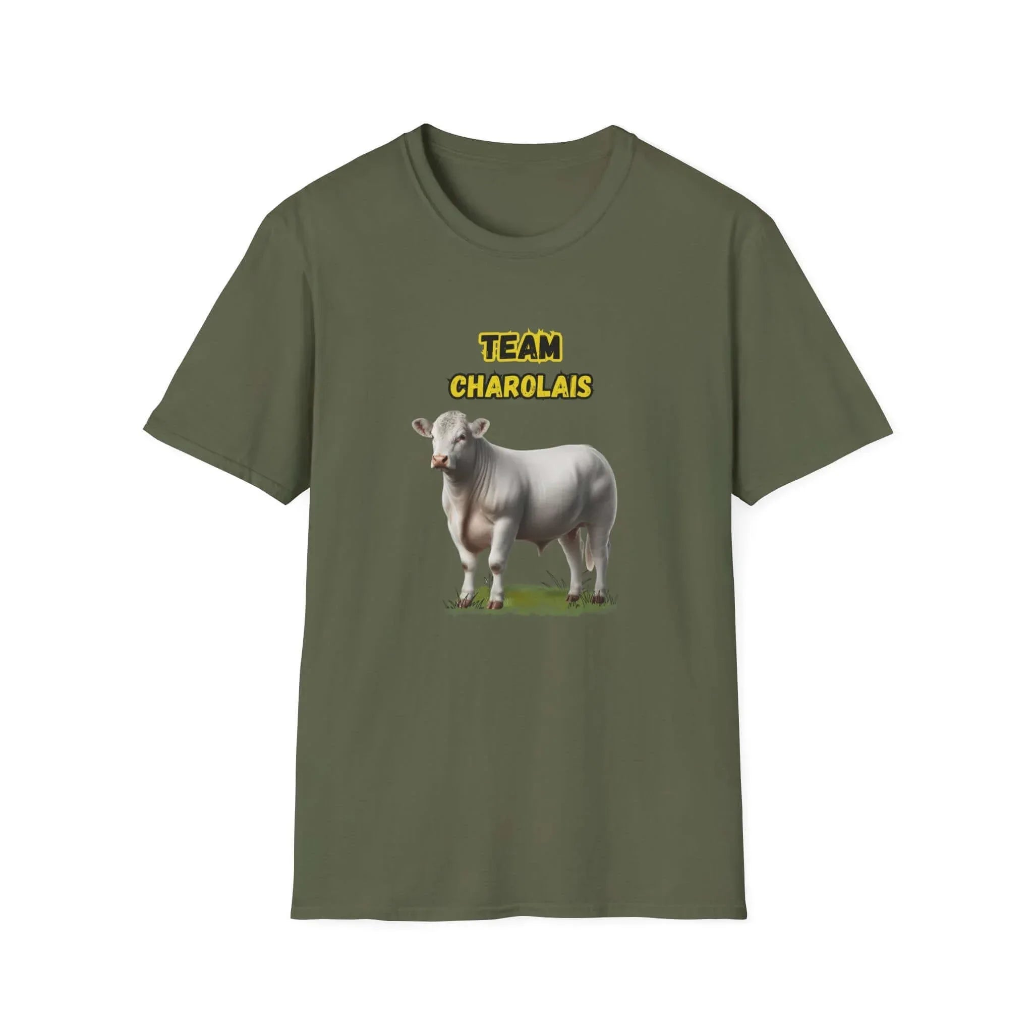 Charolais T-Shirt, Charolais Cattle Farmer Tee, Livestock Apparel - The Best New Thing
