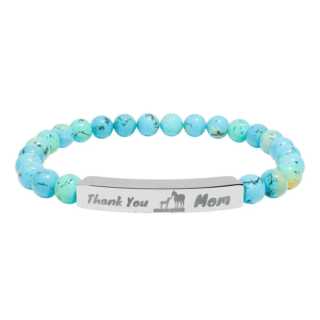 Engraved Personalize Bracelet, Gift for Mom, Gift for Friends - The Best New Thing