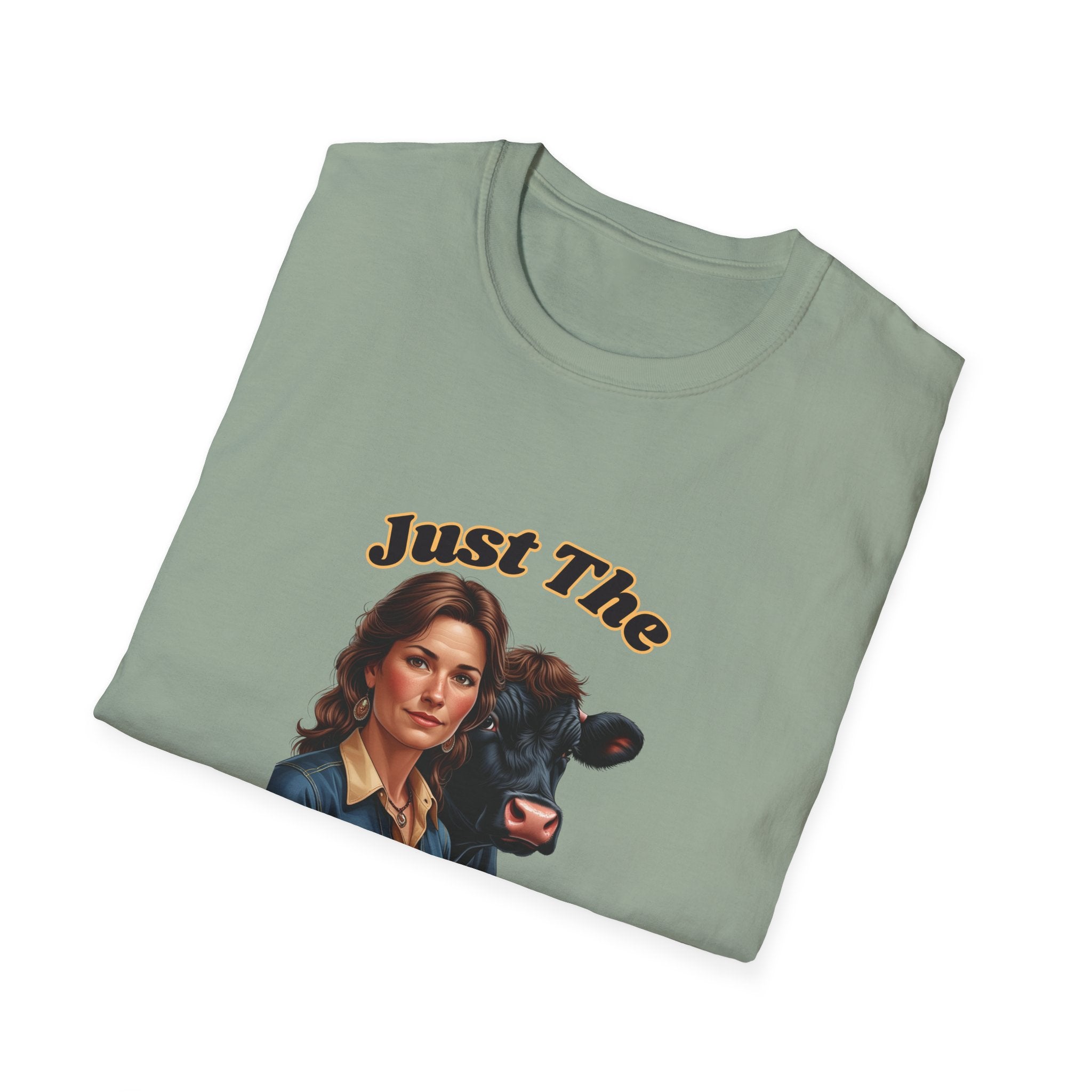 Farmers Wife Apparel, "Just The Kind of Wife I Am, Funny Farm Wife Tee, Neck