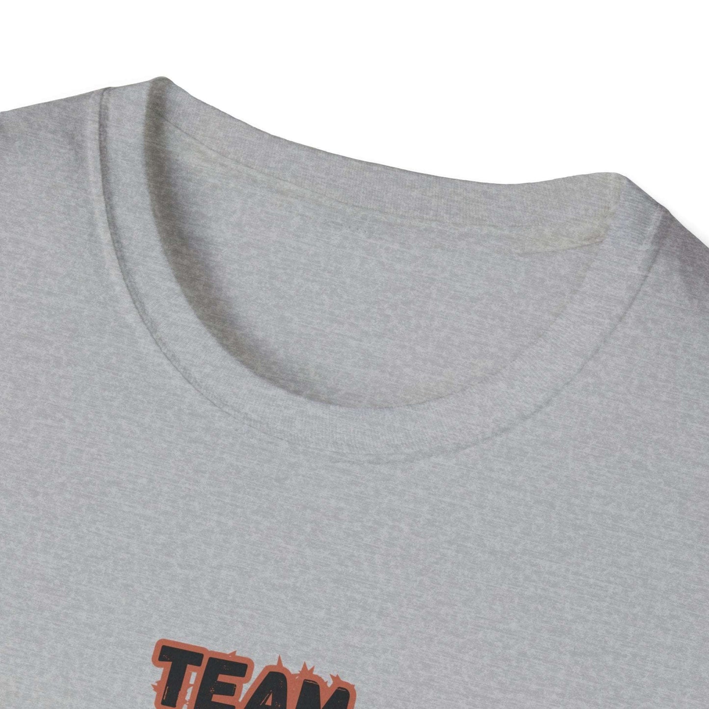 Hereford T-Shirt collar detail showcasing TEAM HEREFORD lettering on a soft, breathable fabric.