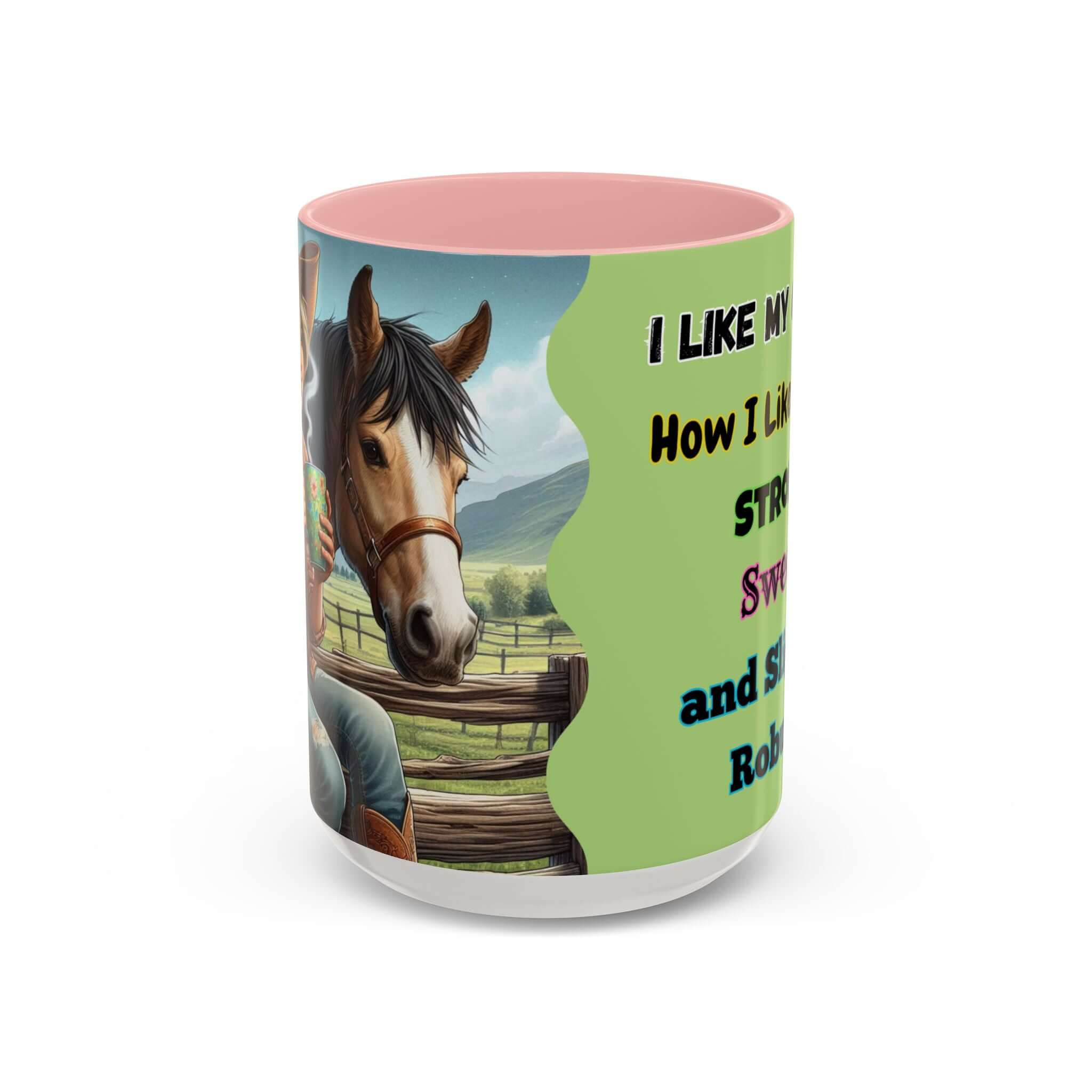 Horse Lover Coffee Mug, Coffee Lover Cup, Cowgirl Gifts