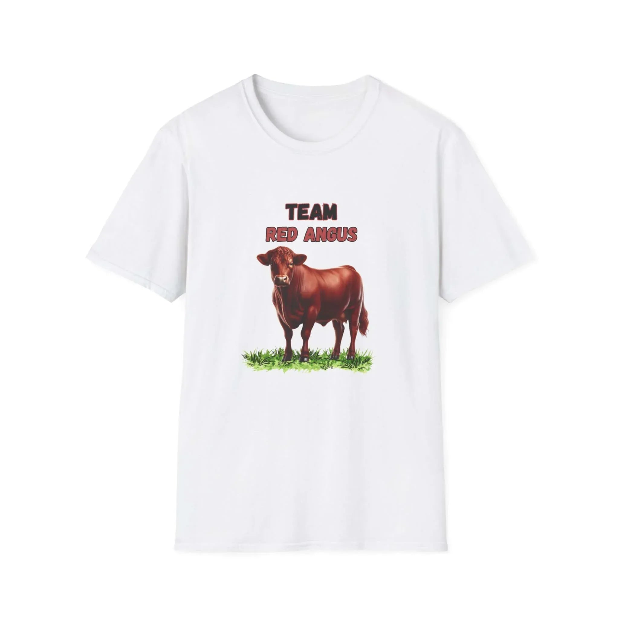 Red Angus T-Shirt, Cattle Ranching Tee, Rancher Apparel - The Best New Thing