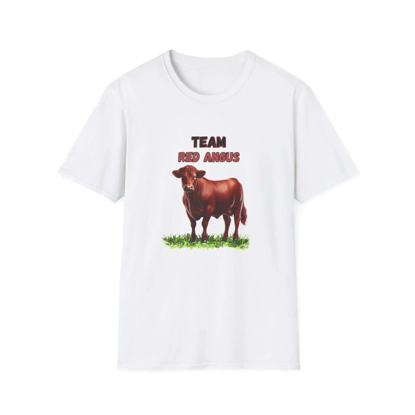 Red Angus T-Shirt, Cattle Ranching Tee, Rancher Apparel - The Best New Thing