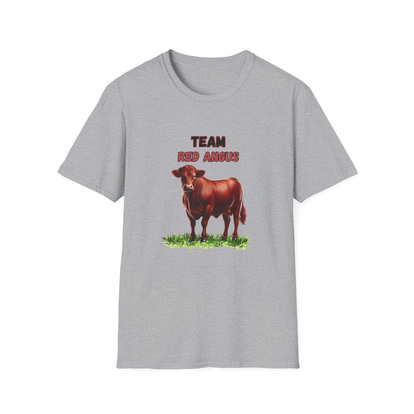 Red Angus T-Shirt, Cattle Ranching Tee, Rancher Apparel - The Best New Thing