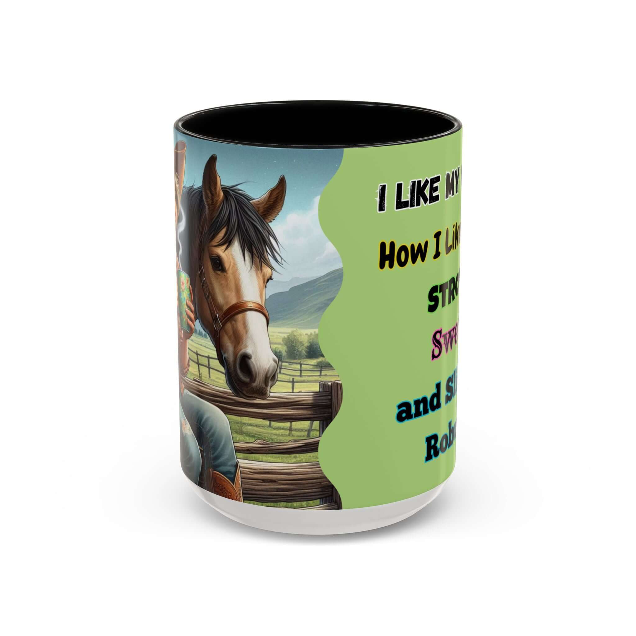 Horse Lover Coffee Mug, Coffee Lover Cup, Cowgirl Gifts