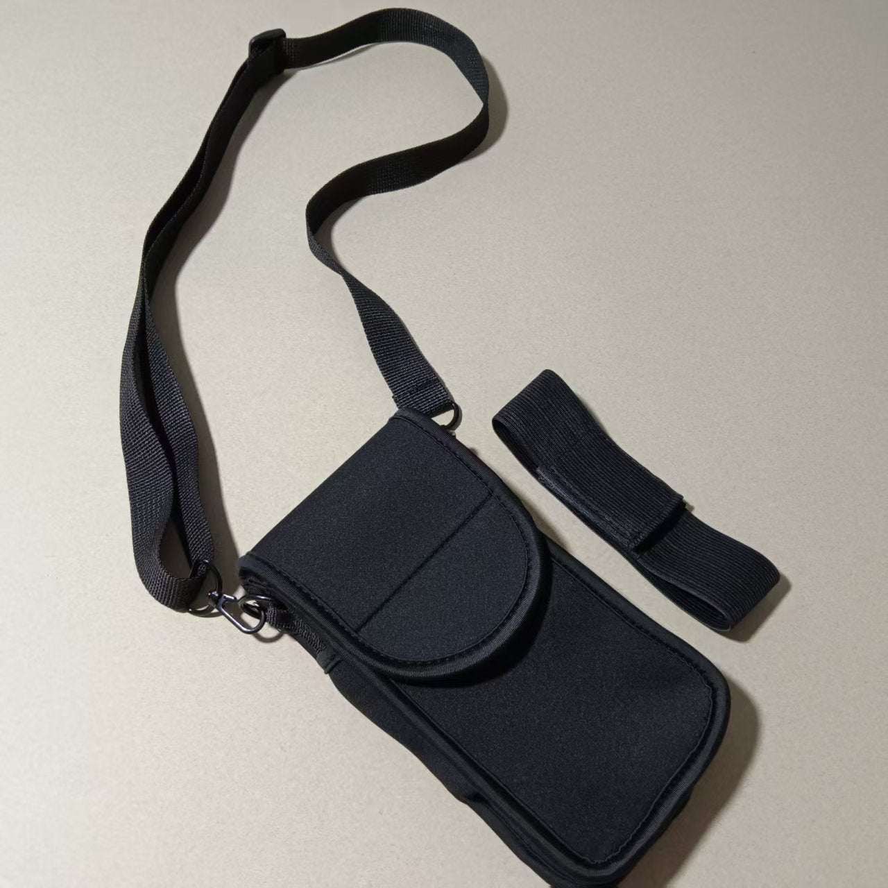 Cell Phone Holster - Tactical phone holder for riding with adjustable strap and secure closure.