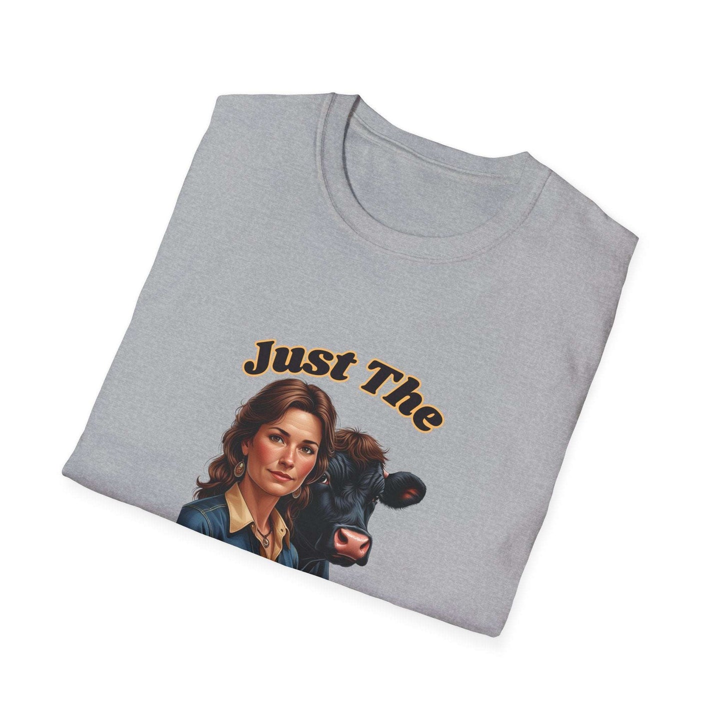 Farmers Wife Apparel, "Just The Kind of Wife I Am, Funny Farm Wife Tee, Neck