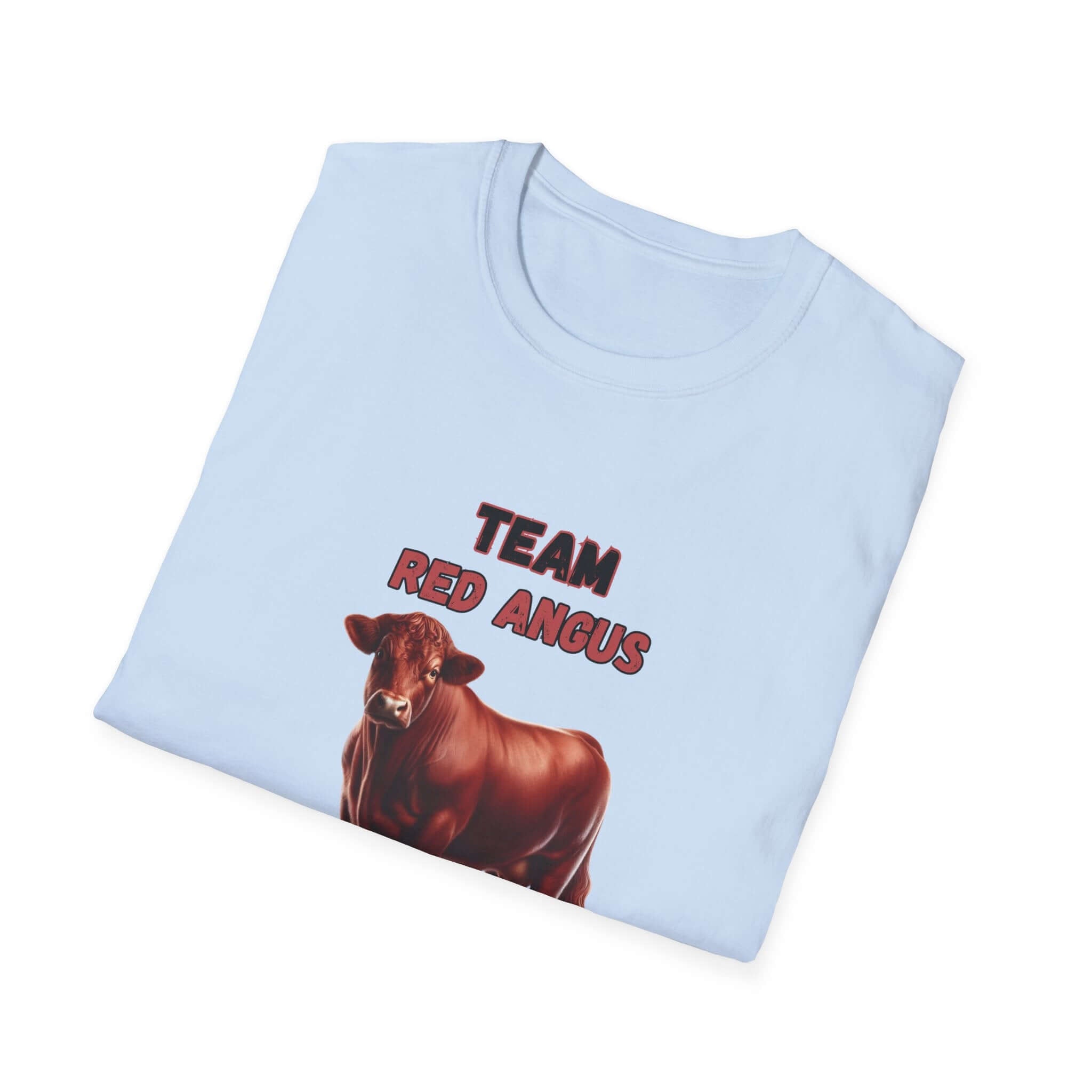 Team Red Angus T-Shirt β Cattle Ranching Tee for Farmers