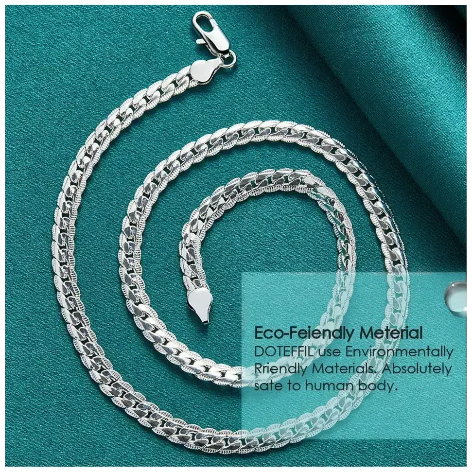 Sterling Silver Necklace, Fashion Jewelry, Necklace Gift for Women - The Best New Thing