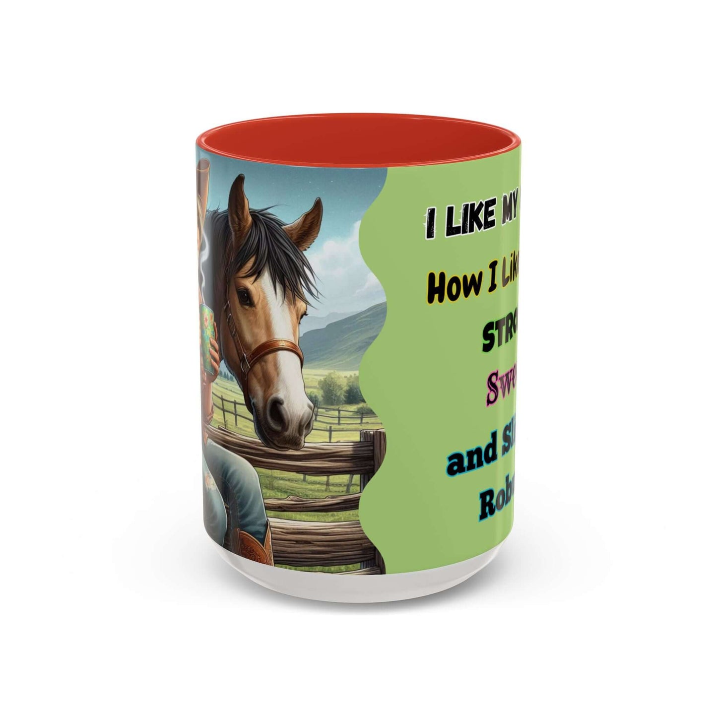 Horse Lover Coffee Mug, Coffee Lover Cup, Cowgirl Gifts