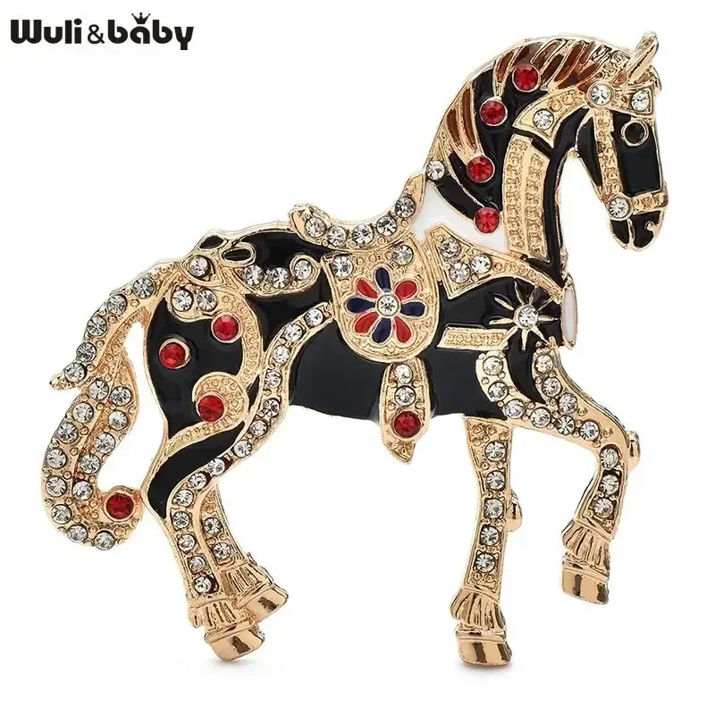 Western Horse Brooch Pin, Cowgirl Jacket Accessories, Gifts for Women