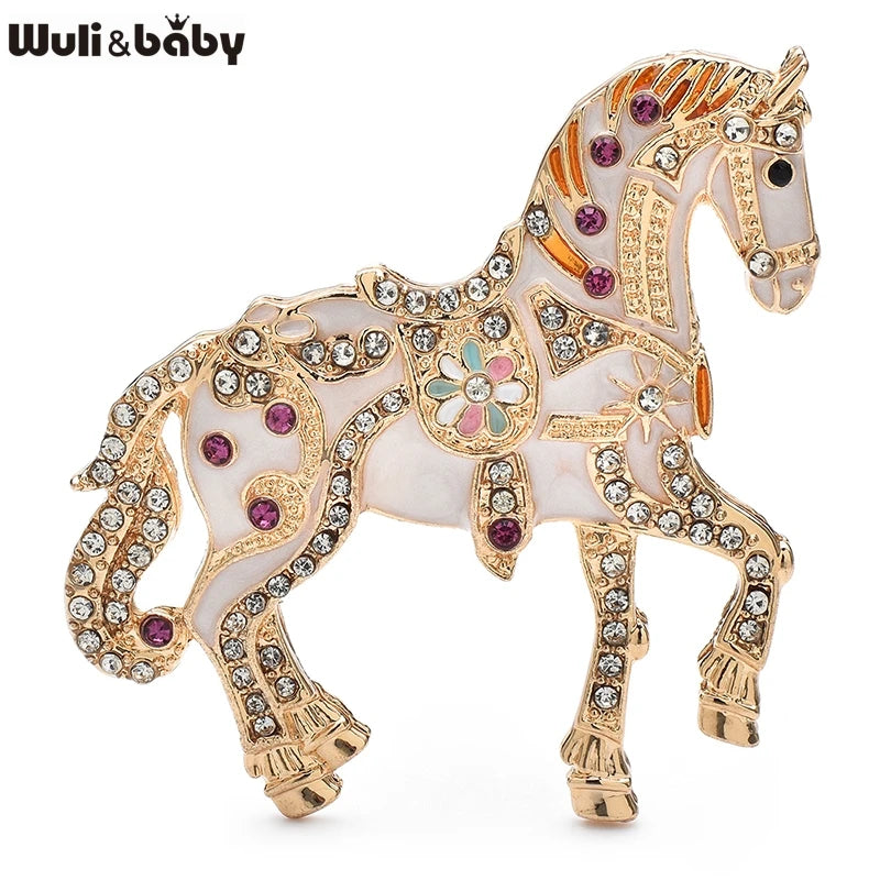 Western Horse Brooch Pin, Cowgirl Jacket Accessories, Gifts for Women