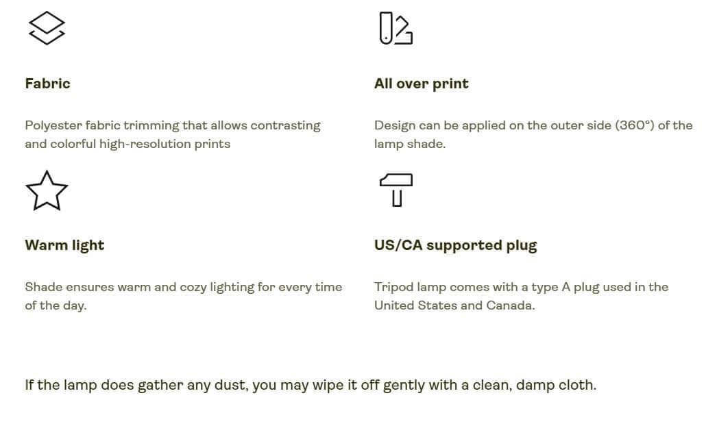 Western Cowboy Tripod Lamp β Western Printed Nightshade - The Best New Thing