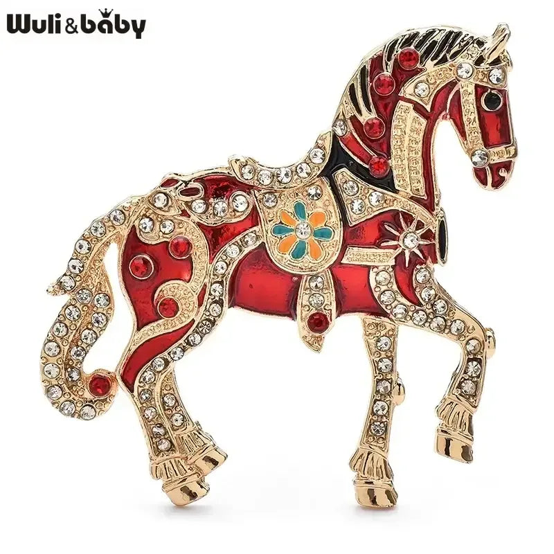 Western Horse Brooch Pin, Cowgirl Jacket Accessories, Gifts for Women