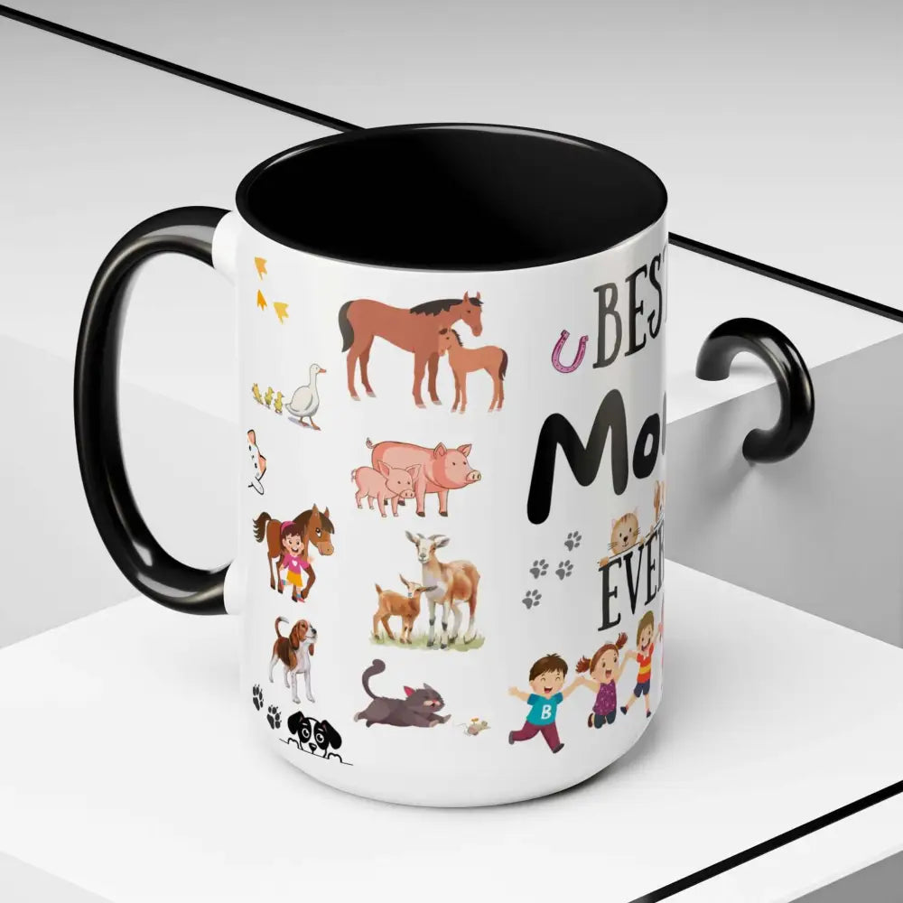Best Gift for Mom Best Mom Ever Coffee Mug Farm Coffee Mug for Mom 15oz - Mugs