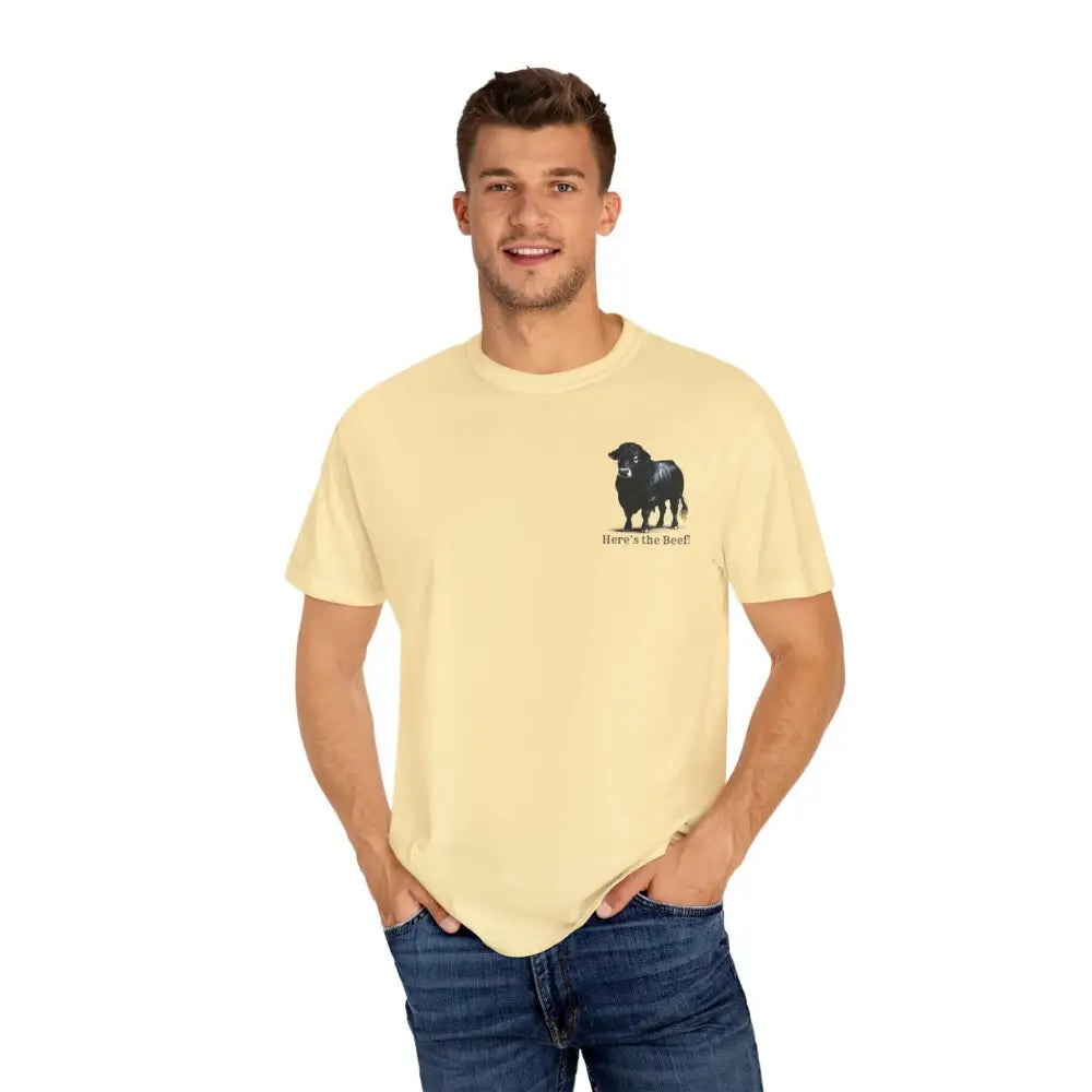 Black Angus Beef Lover Bull T-shirt Gift for Cowboys Farmers and Ranchers Gift for Him - T-Shirt