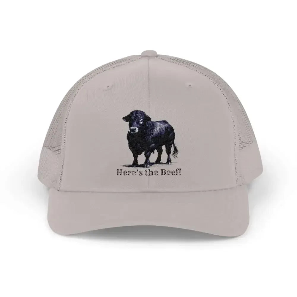 Black Angus Bull Snapback Truckers Hat, Farmers and Rancher Cap - The Best New Thing