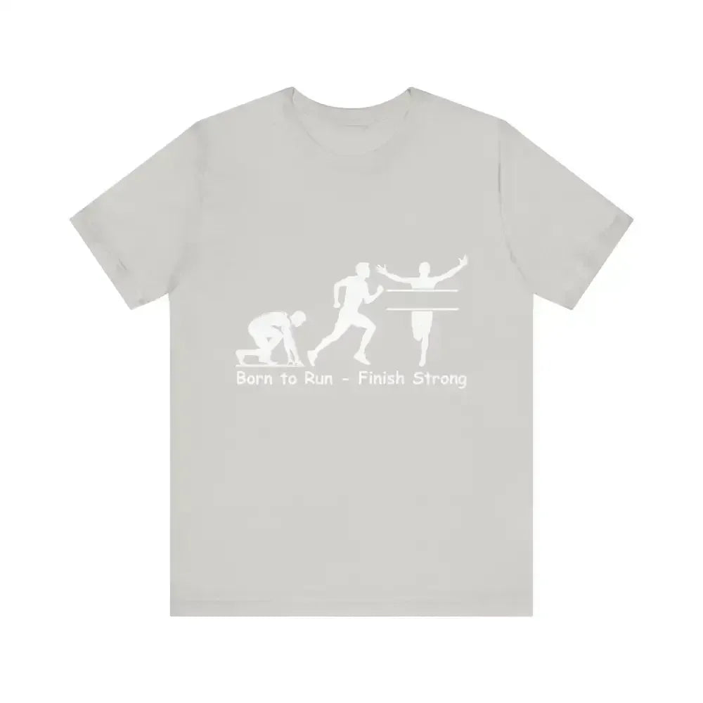 Born to Run Jersey Short Sleeve Shirt, Runner, Track, Fitness Shirt - The Best New Thing