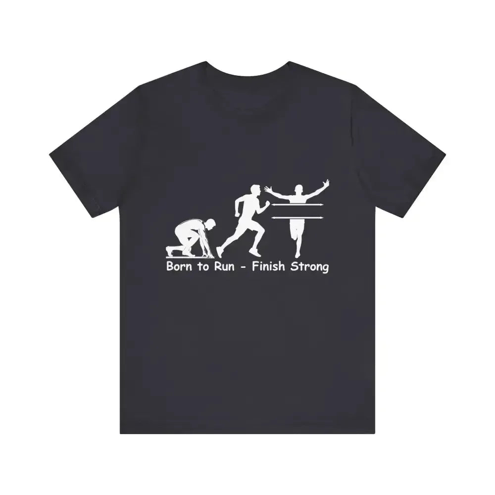 Born to Run Jersey Short Sleeve Shirt, Runner, Track, Fitness Shirt - The Best New Thing
