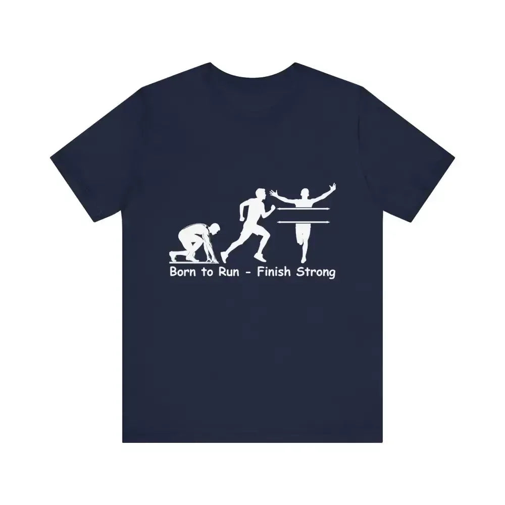 Born to Run Jersey Short Sleeve Shirt, Runner, Track, Fitness Shirt - The Best New Thing