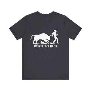 Born to Run Jersey Short Sleeve Tee, Western Rodeo Apparel - The Best New Thing