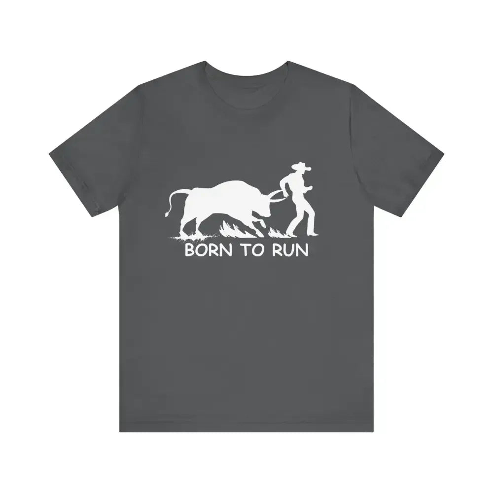 Born to Run Jersey Short Sleeve Tee, Western Rodeo Apparel - The Best New Thing