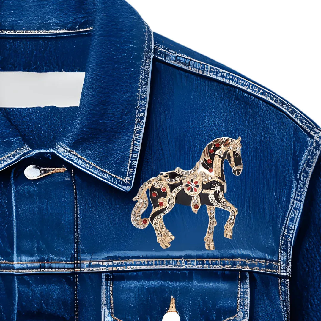 Western Horse Brooch Pin, Cowgirl Jacket Accessories, Gifts for Women - The Best New Thing
