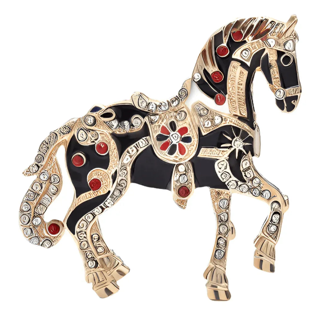 Western Horse Brooch Pin, Cowgirl Jacket Accessories, Gifts for Women