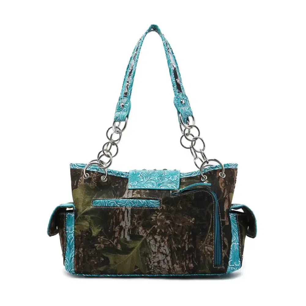 Camouflage Buckle Purse and Matching Wallet Set, Western Handbags - The Best New Thing