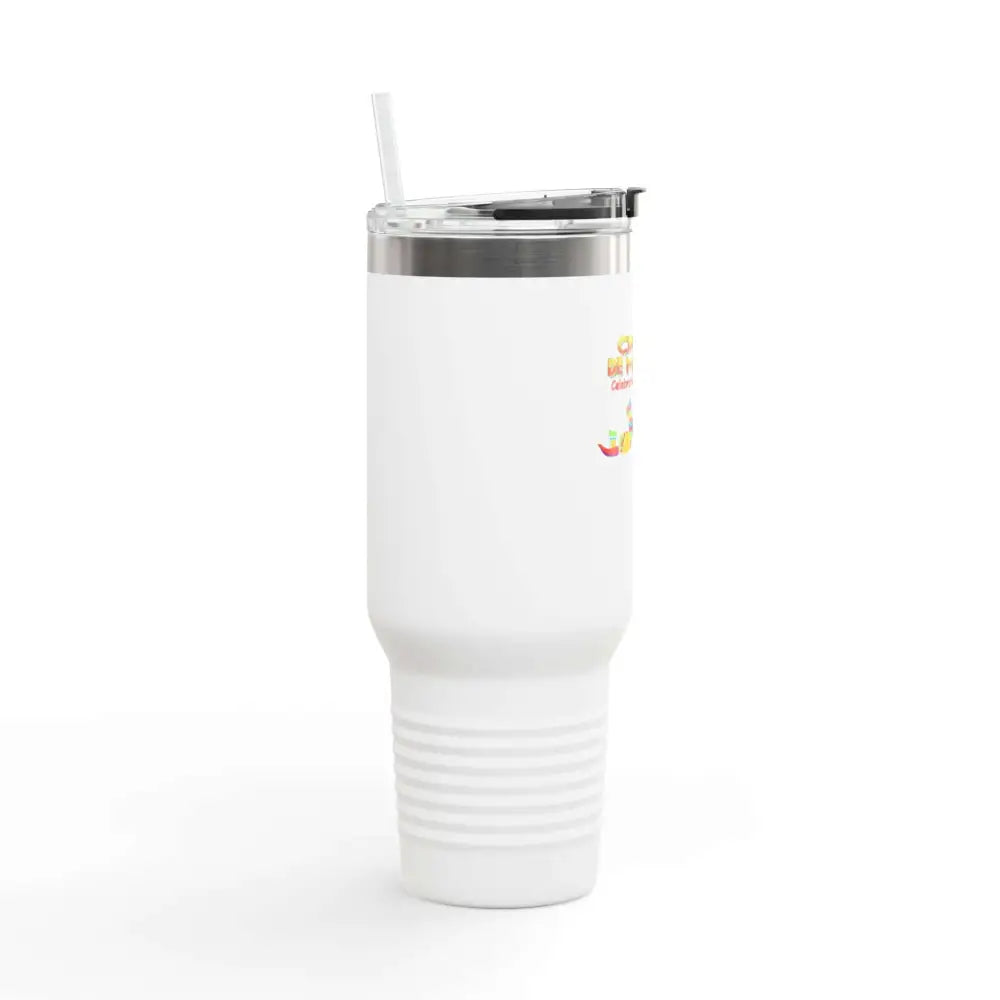 Celebrating Cinco De Mayo Insulated Travel Mug 40oz Perfect Party Mug Party Tumbler - 40oz / White - Tumbler