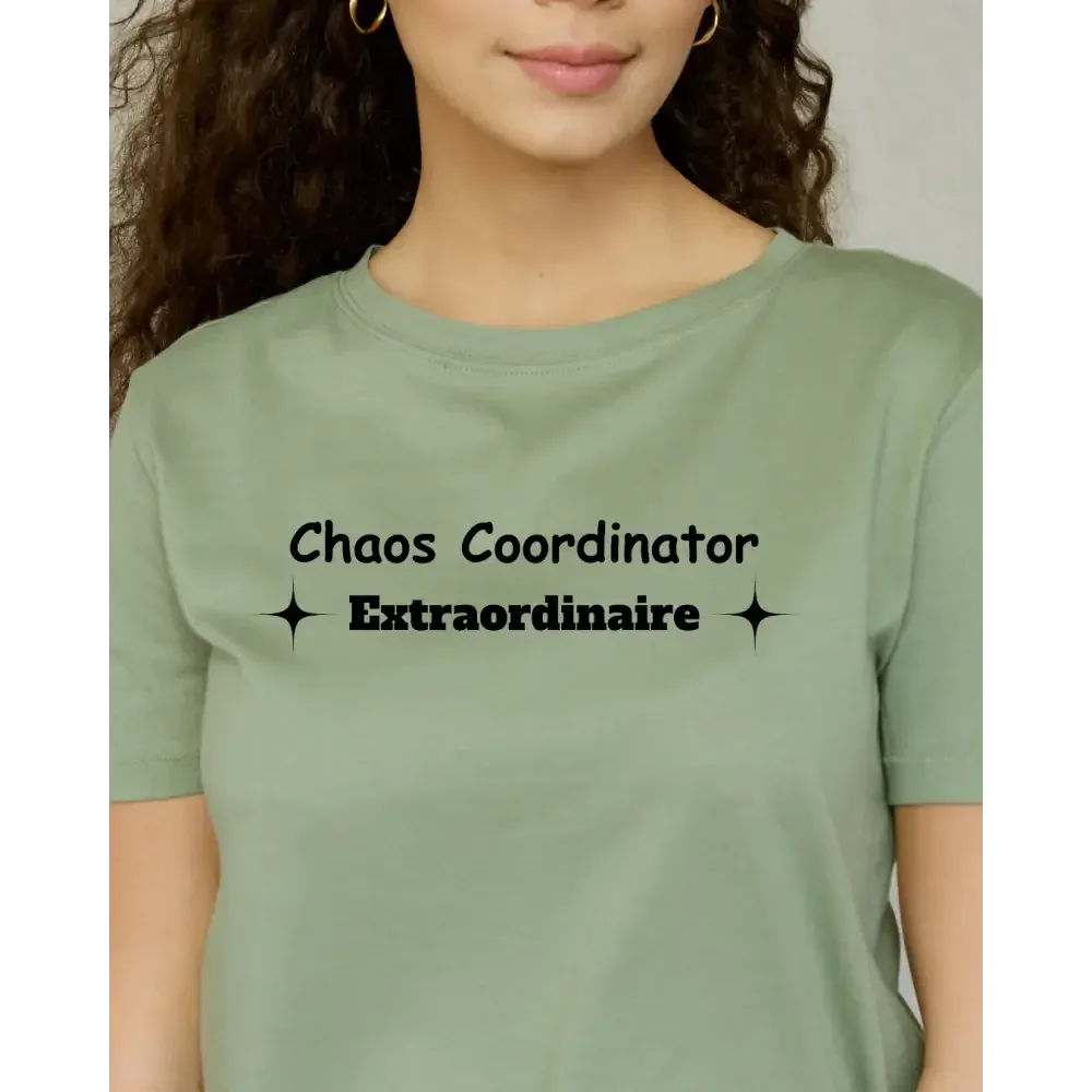 Chaos Coordinator Mother's Day T-Shirt - Perfect Gift for Mom or Dad - The Best New Thing