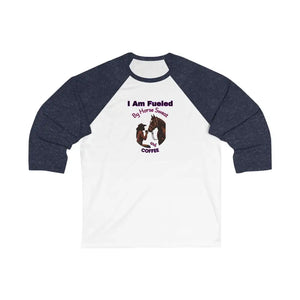 Horse Lover Baseball Tee Equestrian Coffee Lover Gift Horse Lover Clothing - White/ Navy / S - Activewear