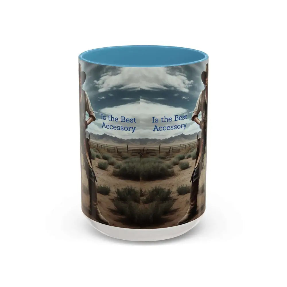 Country Girl Coffee Mug A Cowgirl Knows a Horse is the Best Accessory 15oz Cowgirl Coffee Mugs - Mugs