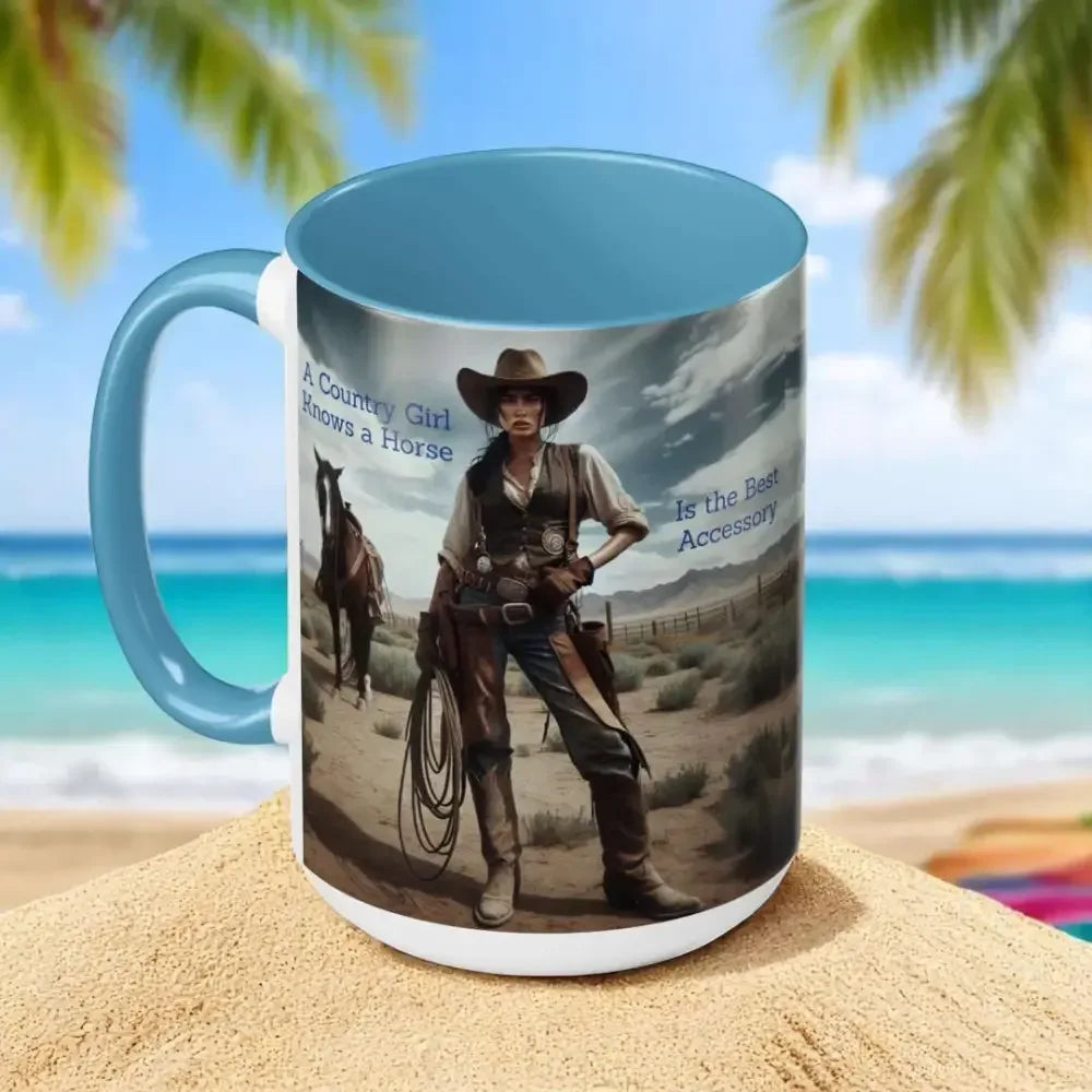 Country Girl Coffee Mug, Cowgirl Coffee Cups, Farm Mugs - The Best New Thing
