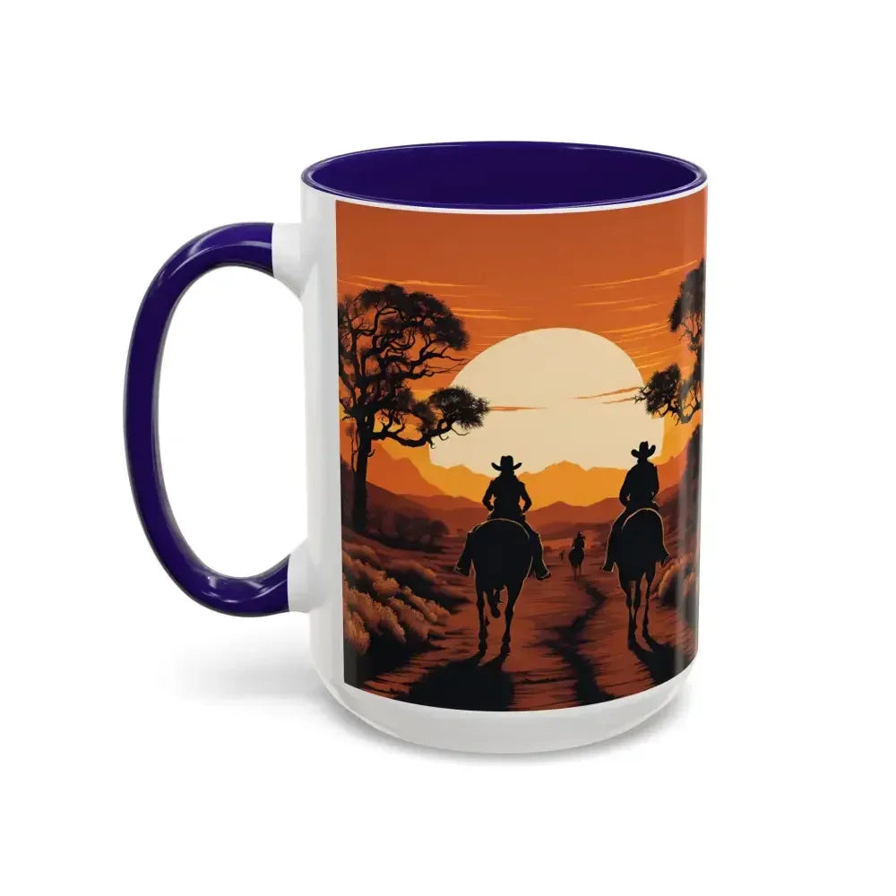 Country Western Mug, Ride into the Sunset Inspirational Coffee Mug - The Best New Thing