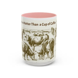 Cowboy Coffee Mug Farmer Coffee Cup 15oz Country Life Mug - 15oz / Pink - Mug