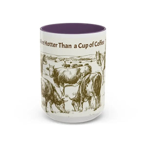 Cowboy Coffee Mug Farmer Coffee Cup 15oz Country Life Mug - 15oz / Purple - Mug