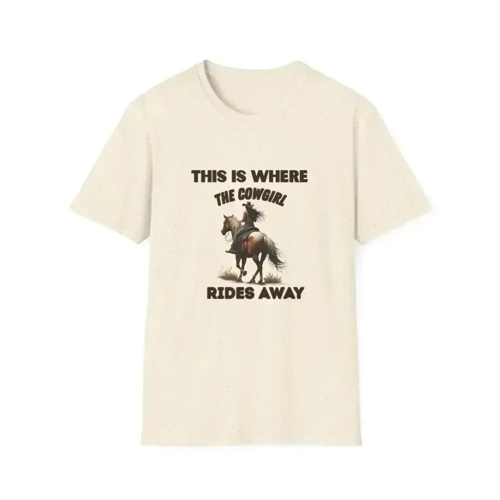 Cowgirl Adventure T-Shirt, Western Apparel, Tailriding Tee - The Best New Thing