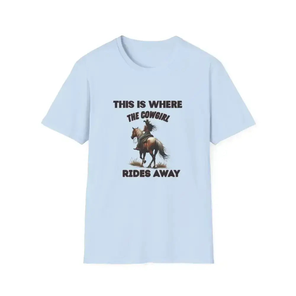 Cowgirl Adventure T-Shirt, Western Apparel, Tailriding Tee - The Best New Thing