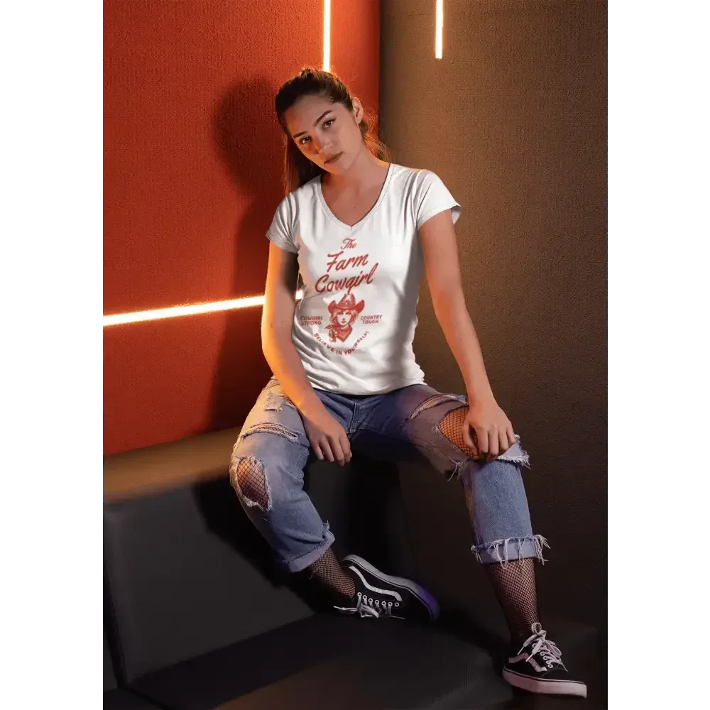 Cowgirl Strong Shirt, Country Tough Girl Tee, Motivational T-Shirt - The Best New Thing