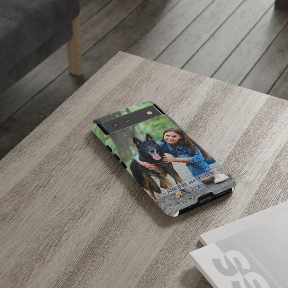Custom Cell Phone Case for Google Pixel Personalized Tough Cases for Pet Lovers Unique Gifts - Phone Case