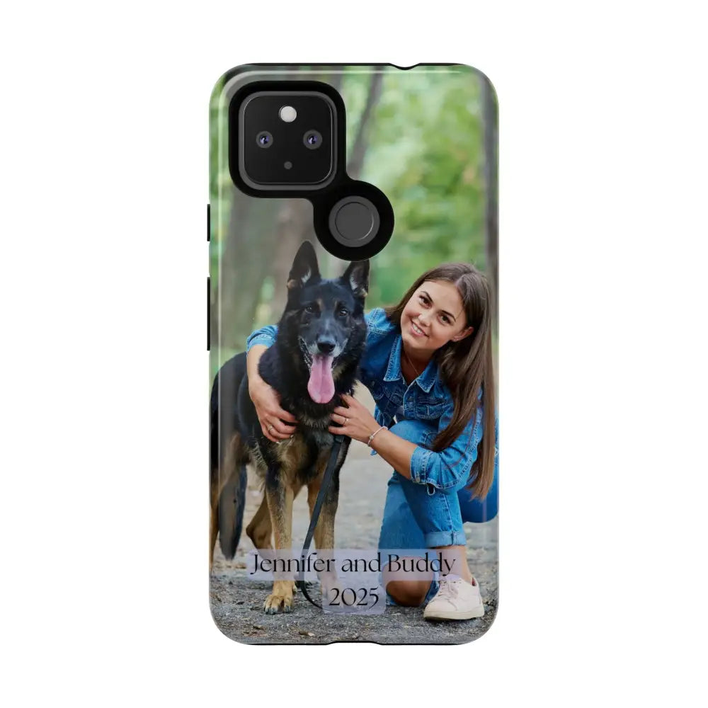 Custom Cell Phone Case for Google Pixel Personalized Tough Cases for Pet Lovers Unique Gifts - Google Pixel 4a 5G