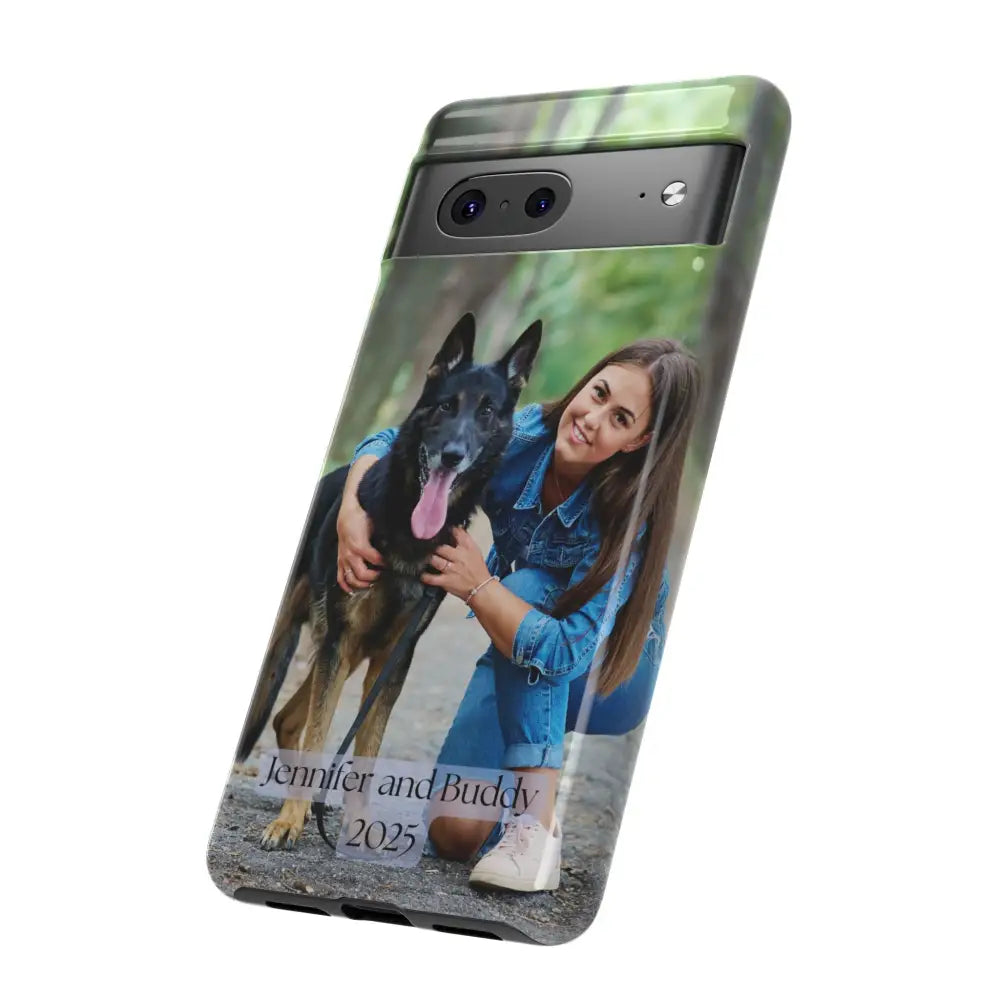 Custom Cell Phone Case for Google Pixel Personalized Tough Cases for Pet Lovers Unique Gifts - Phone Case