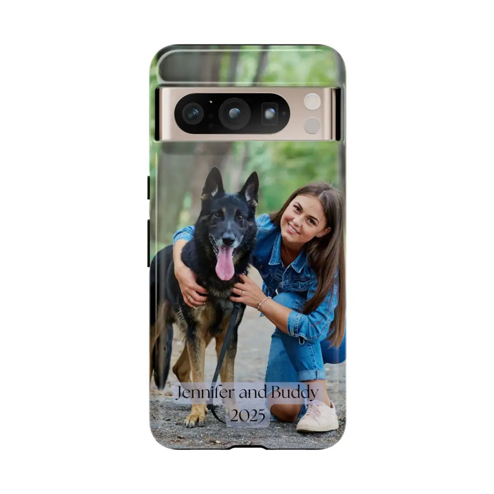 Custom Cell Phone Case for Google Pixel Personalized Tough Cases for Pet Lovers Unique Gifts - Google Pixel 8 Pro
