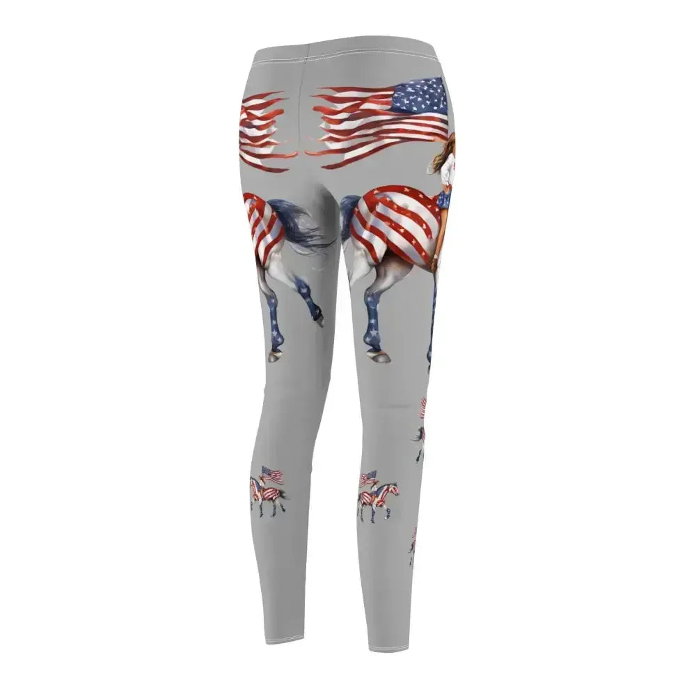 Equestrian Casual Leggings Horse Print Workout Pants Gift for Horse Lovers Activewear Stylish Yoga Leggins Unique